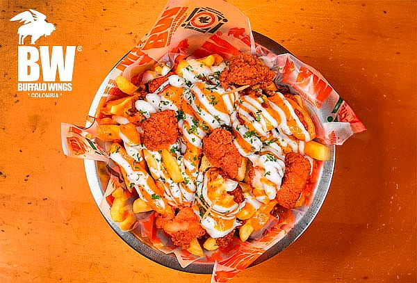 Buffries al Estilo Buffalo Wings para Compartir