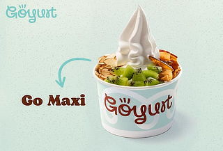 Go Maxi con 3 topping y 1 salsa a elección