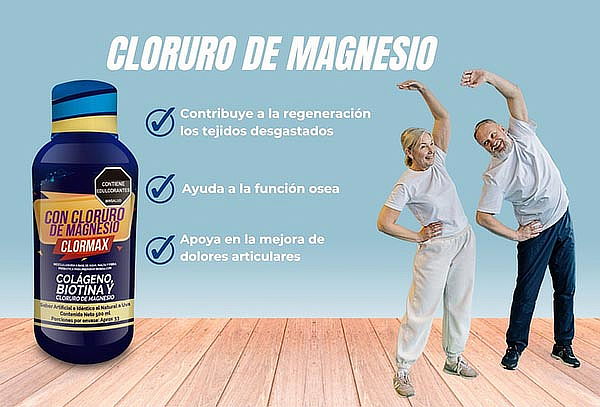 2 Frascos de CLORMAX Colágeno Hidrolizado con Biotina