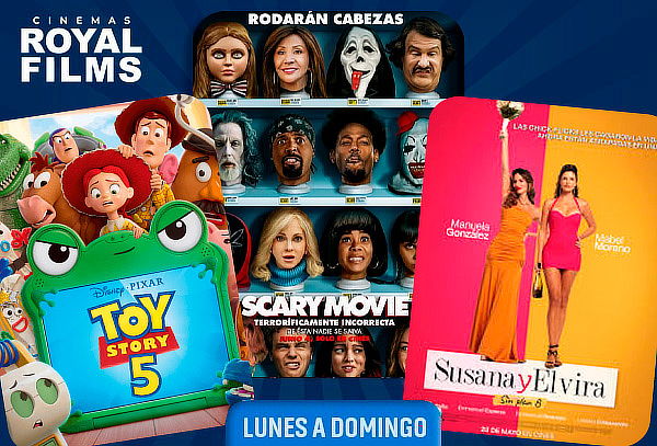 1 Entrada 2D Plus/Ultra a Royal Films ¡Lunes a Domingo!