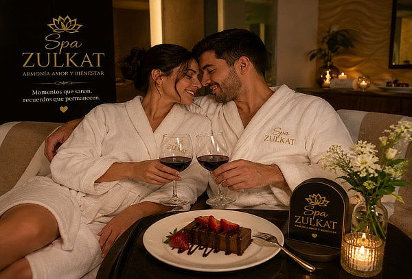 Ritual Romantico Masaje + Mascarilla Facial + Vino + Postre