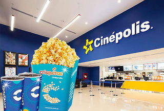 Cinépolis Combo Pareja: 1 Crispeta + 2 Gaseosas