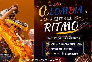1 Entrada para el Show "Colombia, SIENTE EL RITMO"