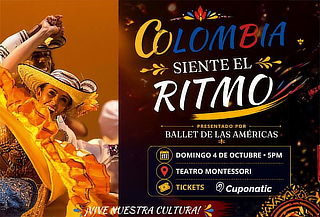 1 Entrada para el Show "Colombia, SIENTE EL RITMO"
