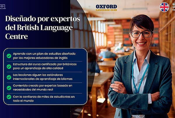 6, 12, 18 o 36 Meses de Acceso Curso de Inglés