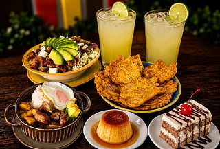 Menú para 2: Entrada + 2 Platos Fuertes + Bebidas + Postres