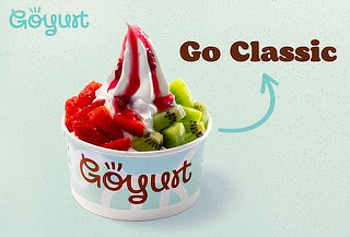 Go Classic con 2 topping y 1 salsa a elección