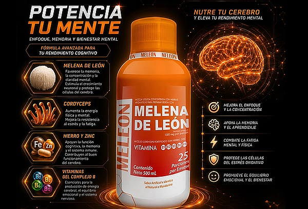 Bebida Liquida Melena de León por 500 ml Mejora Memoria