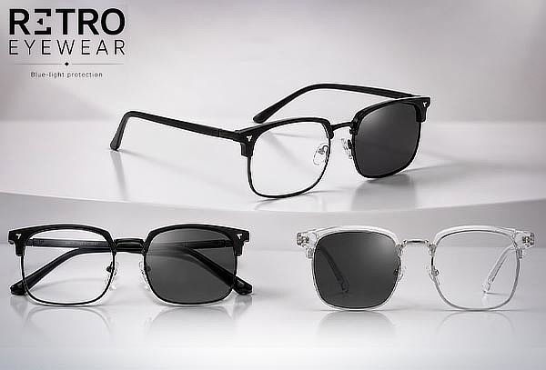Gafas de Descanso Retro Trader + Lente Fotocromático + Envió