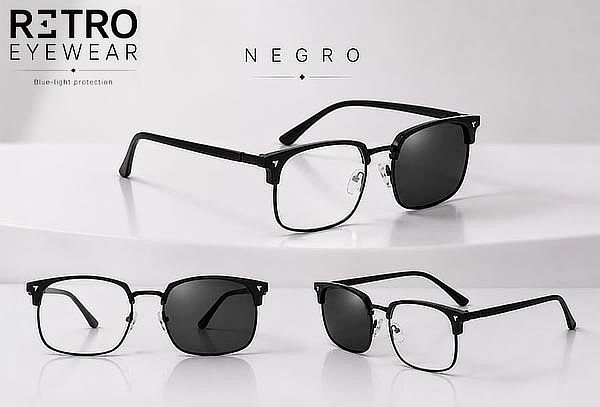Gafas de Descanso Retro Trader + Lente Fotocromático + Envió