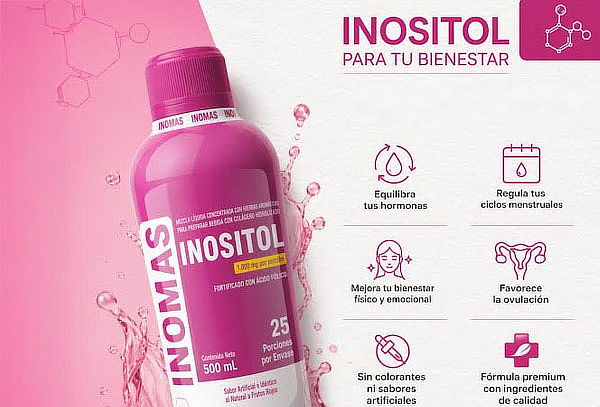 Mezcla Liquida Inositol por 500 ml con Hierbas Aromáticas 