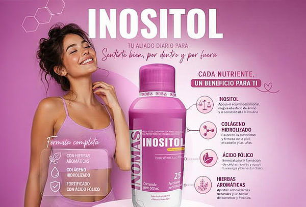 Mezcla Liquida Inositol por 500 ml con Hierbas Aromáticas 