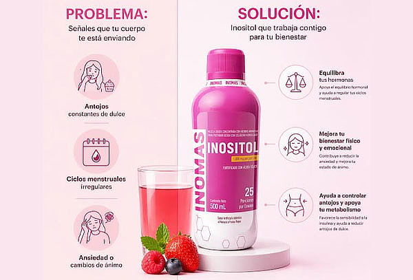 Mezcla Liquida Inositol por 500 ml con Hierbas Aromáticas 