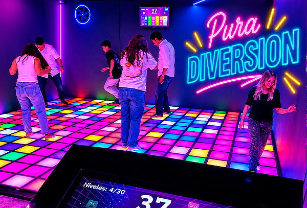 Experiencia y Juego Interactivo en Piso LED - FlinkPix