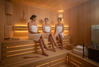 Spa Para 3 Amigas + Sauna + Hidratación facial + Bebida 