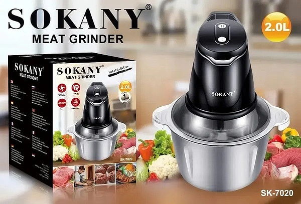 Picadora Electrica Sokany Sk7020 + Envío Gratis