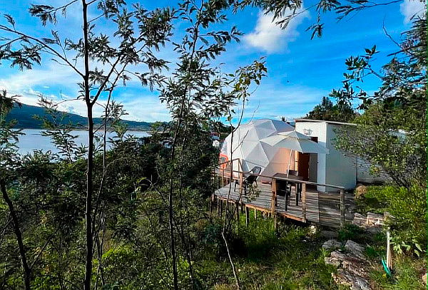 Noche para 2 en Glamping con Vista al Lago de Guatavita 