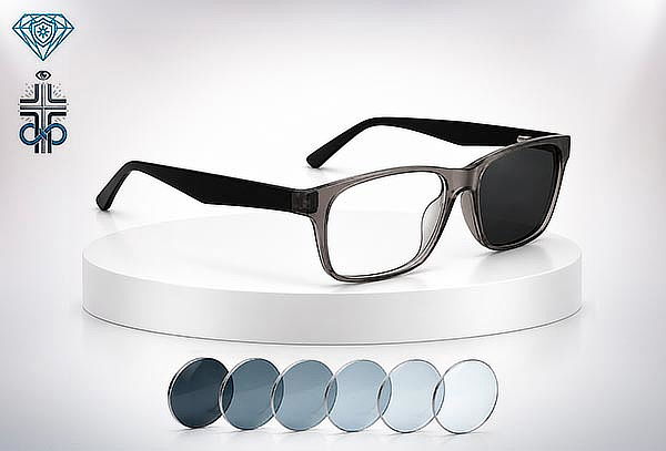 Gafas Black Ice Brown + Lente Fotocromático +/-3.0   