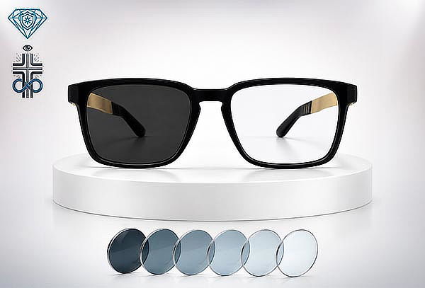 Gafas Black Ice Brown + Lente Fotocromático +/-3.0   