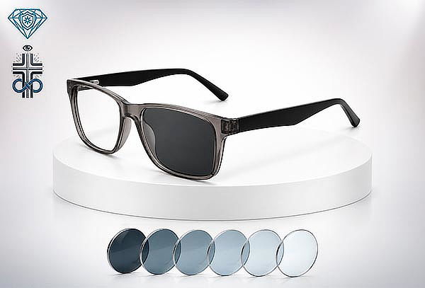 Gafas Black Ice Brown + Lente Fotocromático +/-3.0   