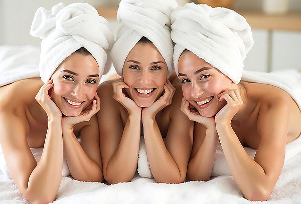 Día de spa para 3 Amigas Masaje + Reflexología + Decoración