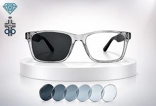 Gafas Transparentes Ice + Lente Fotocromático  +/-3.0