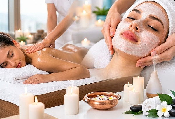 Masaje de Espalda, Brazos y Cuello + Higiene Facial 