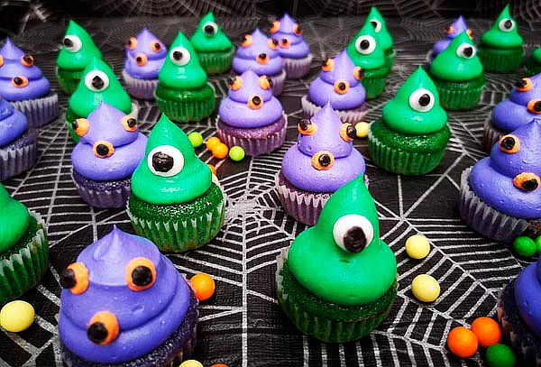 72 o 144  Mini Cupcakes Edición de Halloween