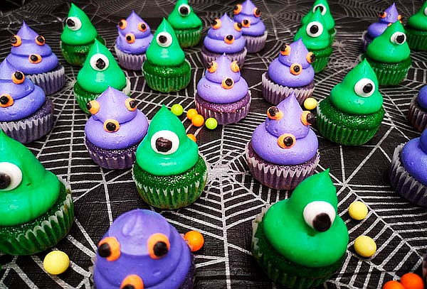 72 o 144  Mini Cupcakes Edición de Halloween