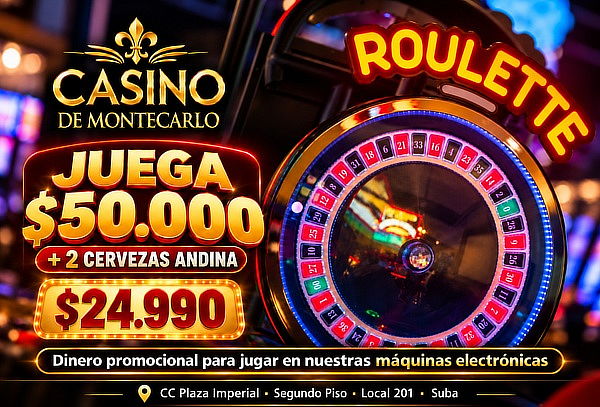 Paga $24.990 y Juega $50.000 + 2 Cervezas Andina