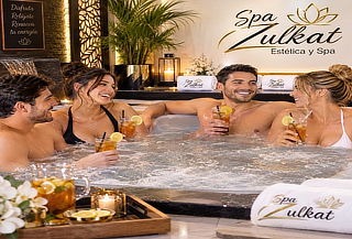 Spa para 2, 3 o 4 Exfoliación + Jacuzzi + Masaje + Bebida