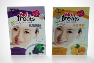 Mascarilla oriental a Base de frutas y Colageno