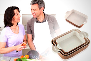 29% Set 4 Refractarias en Porcelana