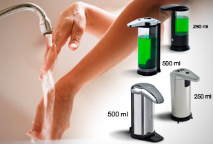 33% Dispensador automatico de liquidos de 250 o 500 ml