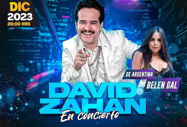 Acceso a David Zahan en Teatro Ferrocarrilero ¡Dic 15!
