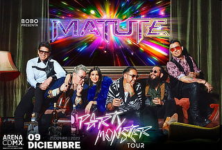 Matute "Party Monster Tour" en Arena CDMX ¡Dic 09!