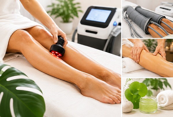 Alivio para Piernas Cansadas con Drenaje y Presoterapia