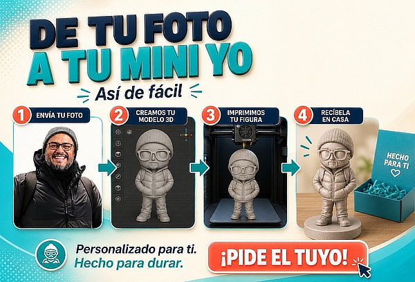 Tu Mini Yo en 3D - Figura personalizada estilo pop