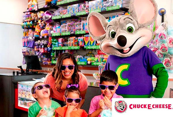 FIESTA Cumple para 10 Personas en  Chuck Cheese®