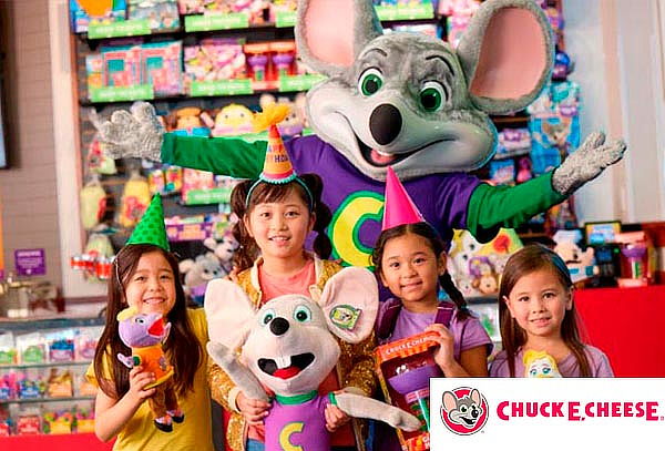 FIESTA Cumple para 10 Personas en  Chuck Cheese®