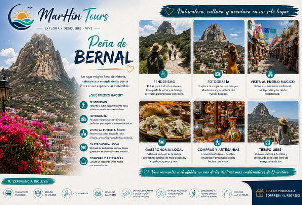 Tour para 1:  Queso, Vino  en Peña Bernal Pueblo Mágico 