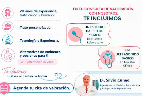 Clínica Fertilidad Asistida - Consulta Valoración + Estudios