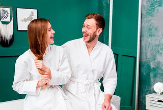 De Lujo: 180 min de relajación p/2 con Jacuzzi, Sauna y más
