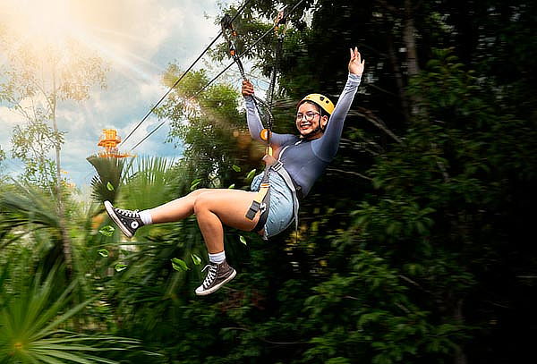 Acceso Escape o Full Experience para Kuzá Park en Cozumel 