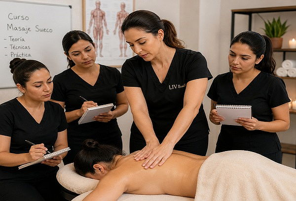 Curso Presencial de Masaje Sueco Teórico-Práctico