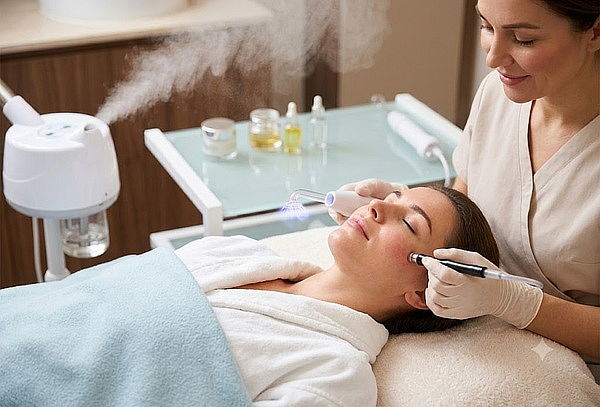 Limpieza Facial Premium + Diamond Glow + Vaporozono