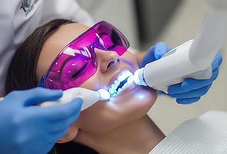 Blanqueamiento Dental LED + Limpieza Express 