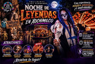 Acceso a Noche de Leyendas en Xochimilco 