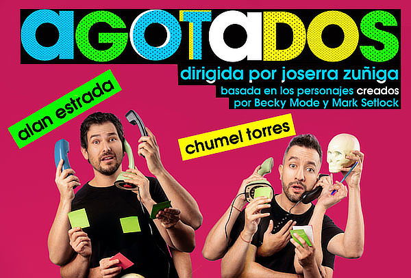 Chumel y Alan Estrada en AGOTADOS