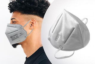 Mascarilla KN95 con diseño liviano y ergonómico